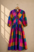 The Mosaic Check Dress