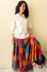 The Mosaic Check Skirt