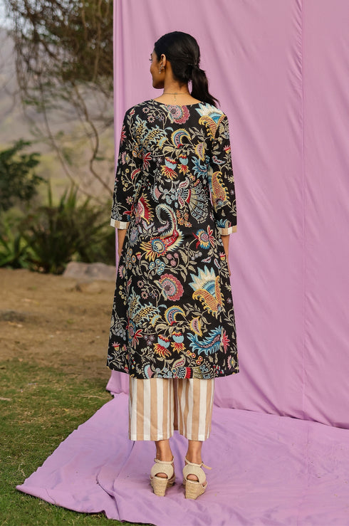 Kaari A-line Kurta- Pant Set