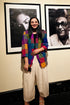 Madras Checks Mirror Embroidered Boyfriend Blazer | Reserve Yours