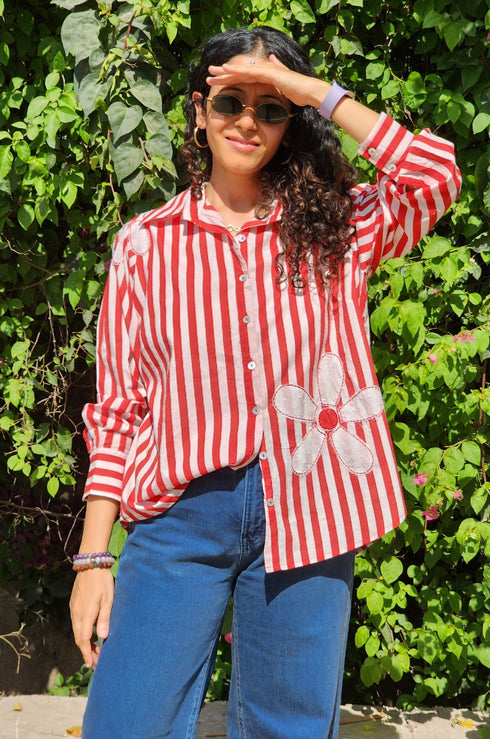 Daisy Stripe Shirt