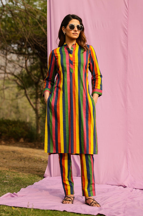 Vibe Check Stripe Co-ord Set