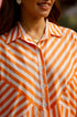 Tangerine Stripe Shirt