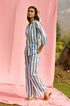 Azure Stripe Co-Ord Set