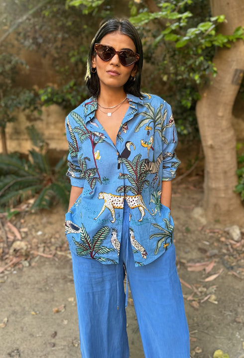 Tropical Jungle Printed Shirt