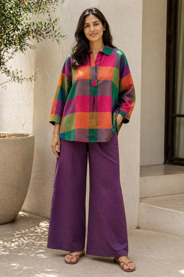 The Mosaic Check Top