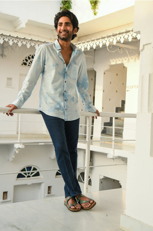 Indigo Tie Dye Shirt