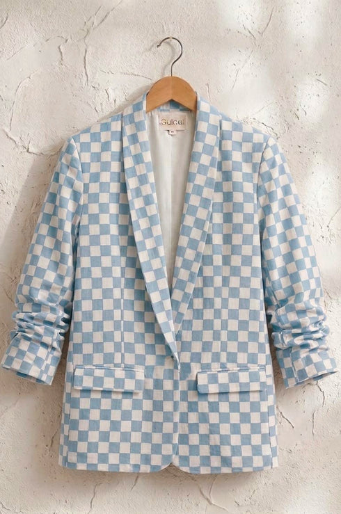 Cola Chess Boyfriend Blazer