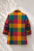 Mosaic Check Mirror Embroidered Boyfriend Blazer | Reserve Yours