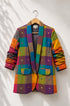 Mosaic Check Mirror Embroidered Boyfriend Blazer | Reserve Yours