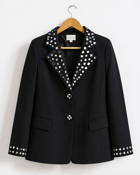 Black Mirror Embroidered Blazer