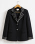 Black Mirror Embroidered Blazer