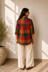 Mosaic Check Full Sleeve Loose Fit Shirt