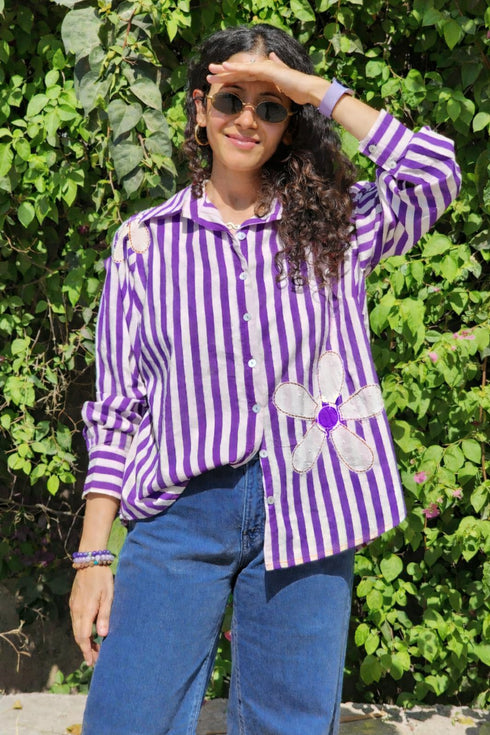 Daisy Stripe Shirt