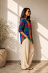 Mosaic Check Full Sleeve Loose Fit Shirt