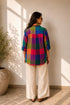 Mosaic Check Full Sleeve Loose Fit Shirt
