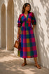 The Mosaic Check Dress