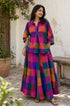 Mosaic Check Top Skirt Set