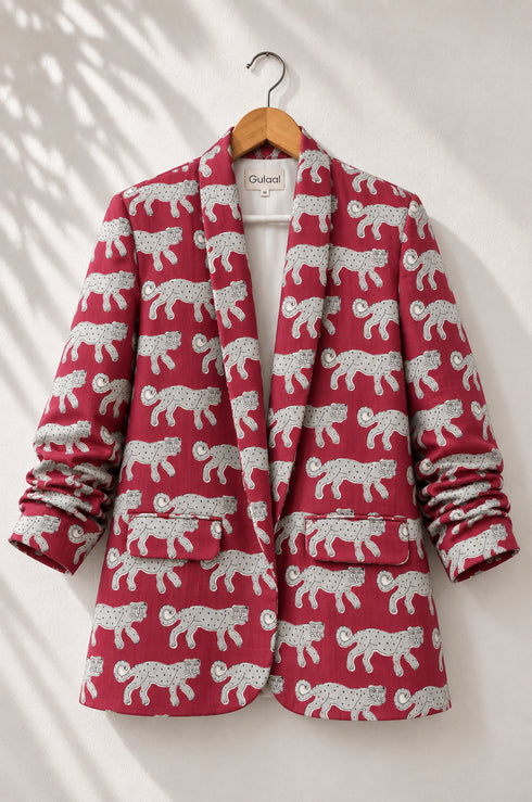 Roaring Rose Boyfriend Blazer
