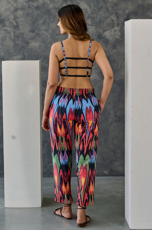 Joyful Jive Black Cotton Bralette