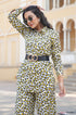 Leopard Yellow Cotton Co-Ord Set