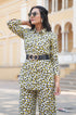 Leopard Yellow Cotton Co-Ord Set