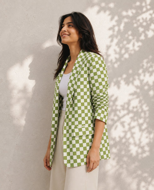 Cola Chess Boyfriend Blazer