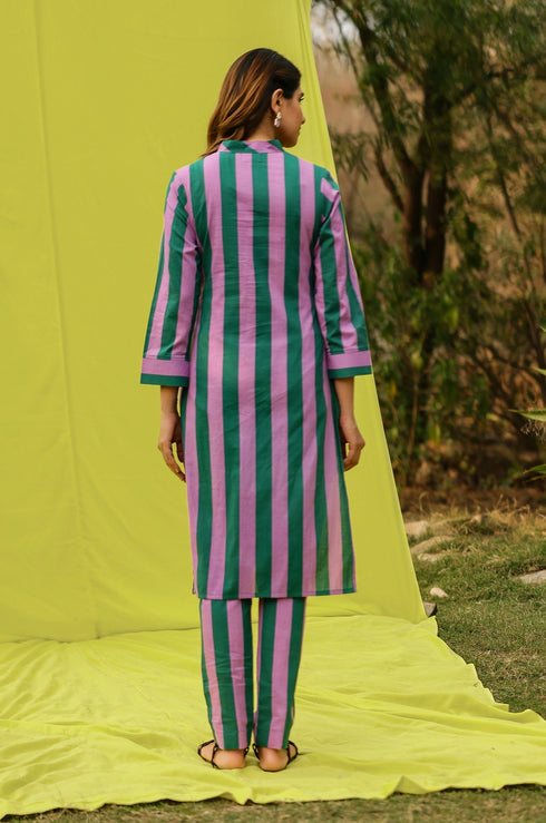 Vibe Check Stripe Co-ord Set