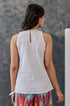 White Cotton Tank Top