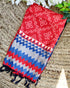 Red Bandhani Woven Bhagalpuri Silk Dupatta