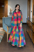 Mosaic Check Top Skirt Set