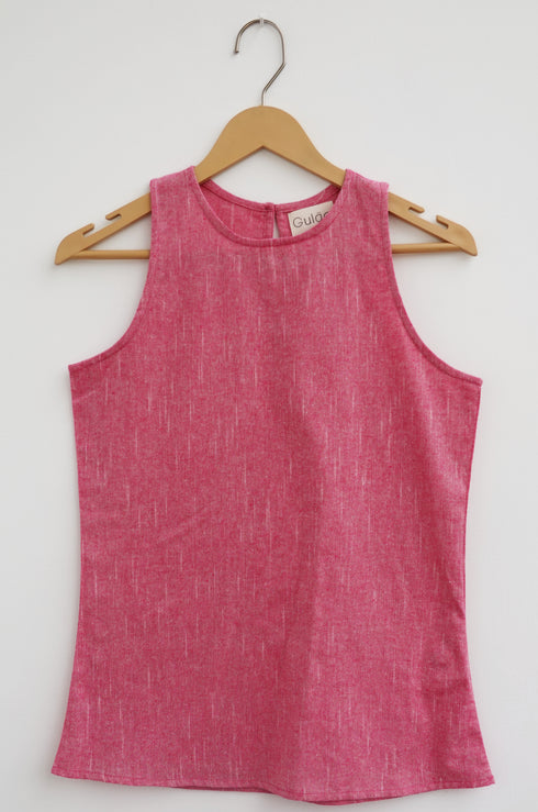 Black Cotton Tank Top