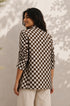 Blush Pink Check Boyfriend Blazer