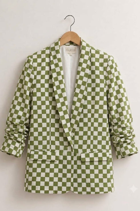 Cola Chess Boyfriend Blazer