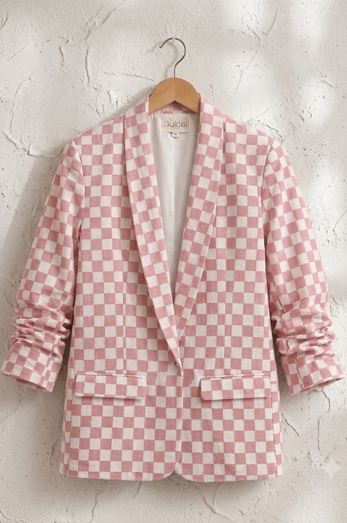 Cola Chess Boyfriend Blazer