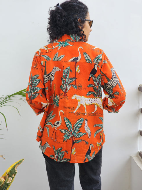 Tropical Jungle Printed Shirt