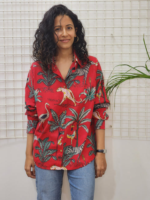 Tropical Jungle Printed Shirt