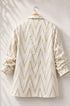 Ivory Silk Boyfriend Blazer