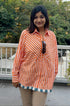 Tangerine Stripe Shirt