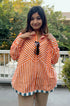 Tangerine Stripe Shirt