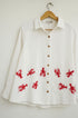 Crabby Chic Embroidered Shirt