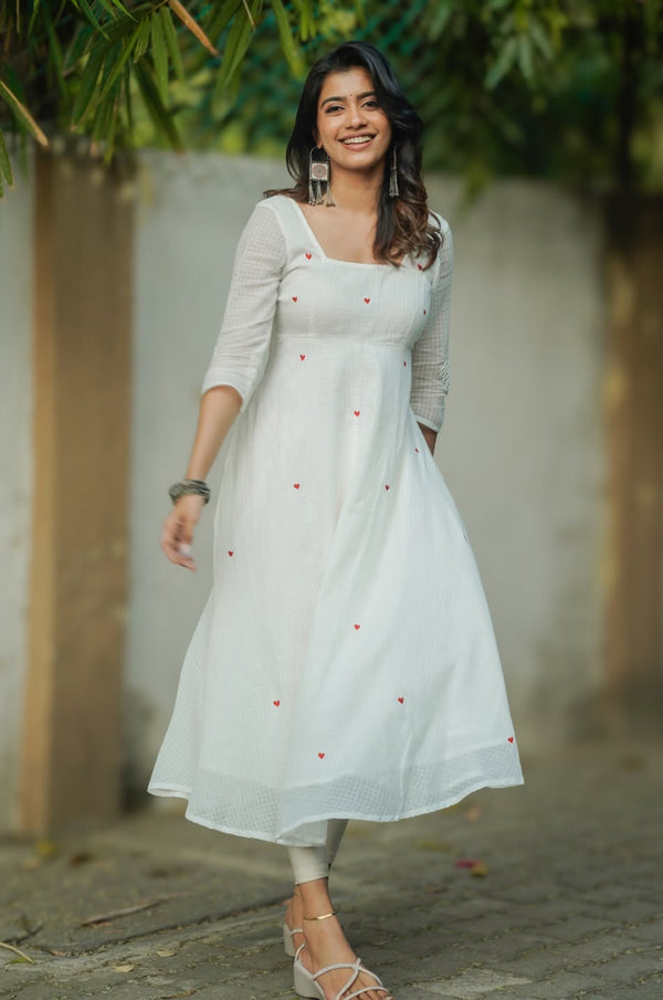Nayeli Heart Embroidery Dress
