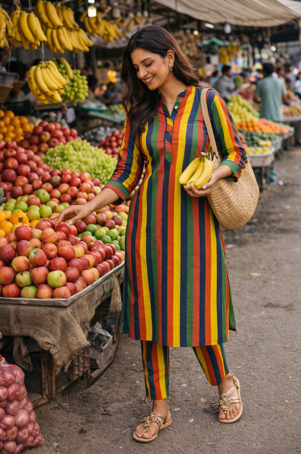 Vibe Check Stripe Co-ord Set