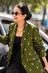 Noor Brocade Boyfriend Blazer