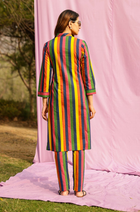 Vibe Check Stripe Co-ord Set