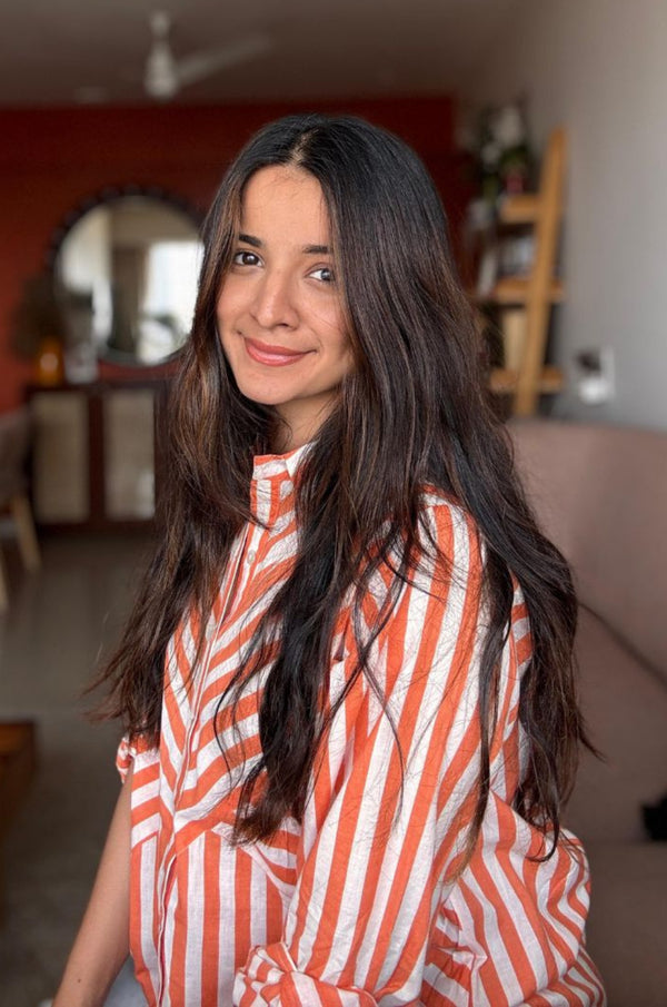 Tangerine Stripe Shirt