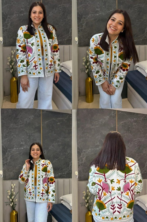 Sujani Art Summer Jacket Green