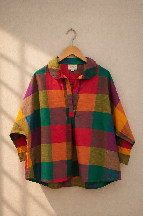 The Mosaic Check Top