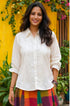 The Ivory Pleated Shirt