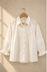 The Ivory Pleated Shirt